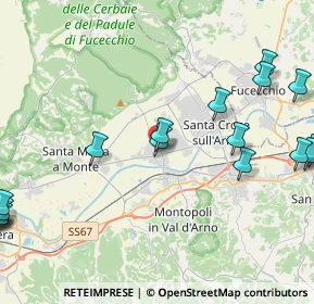 Mappa Via Solferino, 56022 Castelfranco di Sotto PI, Italia (6.457)