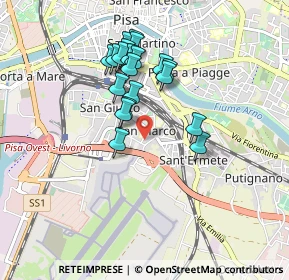 Mappa Via Giovanni Conti, 56121 Pisa PI, Italia (0.795)