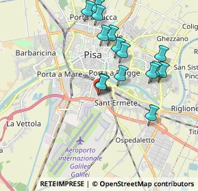 Mappa Via Giovanni Conti, 56121 Pisa PI, Italia (1.90267)