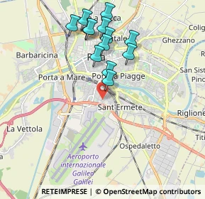 Mappa Via Giovanni Conti, 56121 Pisa PI, Italia (1.91923)