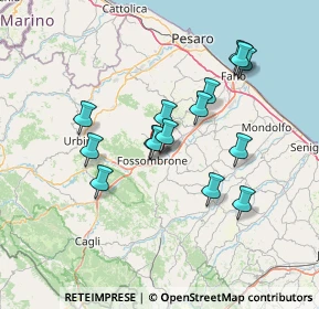 Mappa Località San Martino Del Piano, 61034 Fossombrone PU, Italia (12.814)