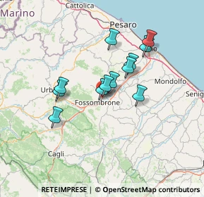 Mappa Località San Martino Del Piano, 61034 Fossombrone PU, Italia (11.23917)