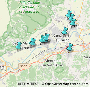 Mappa Piazza Caduti per la Libertà, 56022 Castelfranco di Sotto PI, Italia (3.29364)