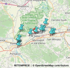 Mappa Piazza Caduti per la Libertà, 56022 Castelfranco di Sotto PI, Italia (5.82818)