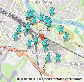 Mappa Cavalcavia Sant'Ermete Nord, 56121 Pisa PI, Italia (0.451)