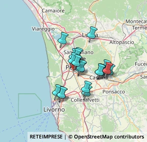 Mappa Cavalcavia Sant'Ermete Nord, 56121 Pisa PI, Italia (9.48)