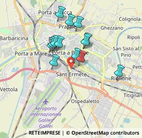 Mappa Cavalcavia Sant'Ermete Nord, 56121 Pisa PI, Italia (1.53077)