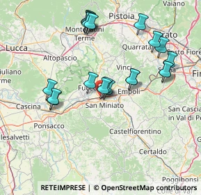 Mappa Via dei Fossi, 56028 San Miniato PI, Italia (15.424)