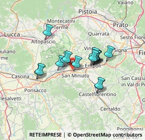Mappa Via dei Fossi, 56028 San Miniato PI, Italia (10.24941)