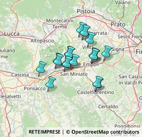Mappa Via dei Fossi, 56028 San Miniato PI, Italia (9.472)