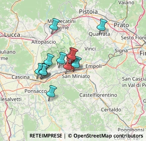 Mappa Via dei Fossi, 56028 San Miniato PI, Italia (11.02231)