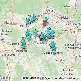 Mappa Via dei Fossi, 56028 San Miniato PI, Italia (10.825)