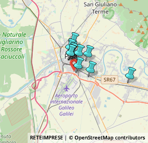 Mappa Via Giuseppe dell'Omodarme, 56121 Pisa PI, Italia (1.85818)