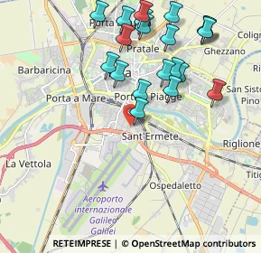 Mappa Via Giuseppe dell'Omodarme, 56121 Pisa PI, Italia (2.2335)