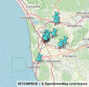 Mappa Via Giuseppe dell'Omodarme, 56121 Pisa PI, Italia (7.84455)