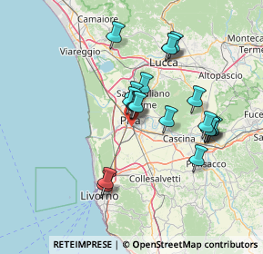 Mappa Via Giuseppe dell'Omodarme, 56121 Pisa PI, Italia (13.162)