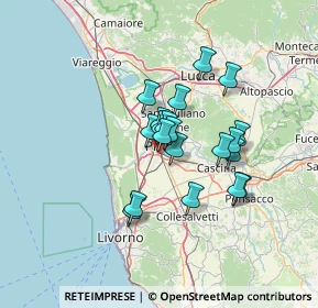 Mappa Via Giuseppe dell'Omodarme, 56121 Pisa PI, Italia (10.006)