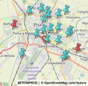 Mappa Via Giuseppe Mazzoni, 56121 Pisa PI, Italia (2.0455)