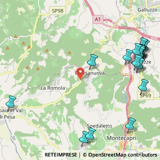Mappa SP Volterrana, 50026 San Casciano in Val di Pesa FI, Italia (3.3015)