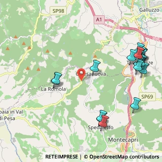 Mappa SP Volterrana, 50026 San Casciano in Val di Pesa FI, Italia (2.8265)