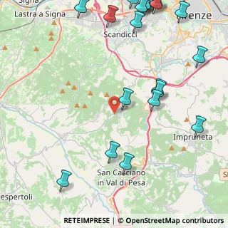 Mappa SP Volterrana, 50026 San Casciano in Val di Pesa FI, Italia (6.3075)
