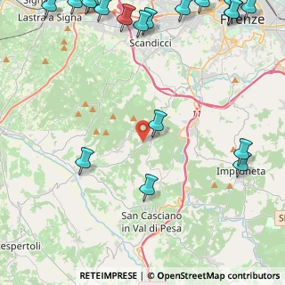 Mappa SP Volterrana, 50026 San Casciano in Val di Pesa FI, Italia (7.444)