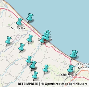 Mappa Strada della Capanna Alta, 60019 Senigallia AN, Italia (9.092)