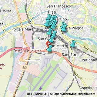 Mappa Via Santa Bona, 56121 Pisa PI, Italia (0.7965)