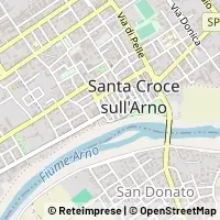 Mapa Santa Croce sull'Arno