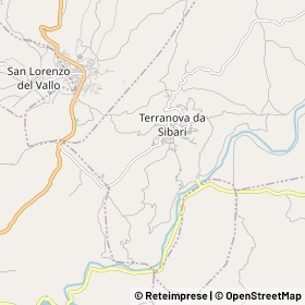 Mappa Terranova da Sibari