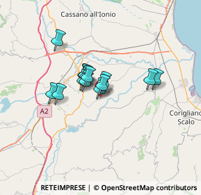 Mappa 87010 Terranova Da Sibari CS, Italia (4.76857)