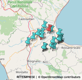 Mappa 87010 Terranova Da Sibari CS, Italia (10.2145)