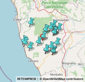 Mappa 87010 San Sosti CS, Italia (10.6725)