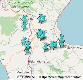 Mappa Via Magna Grecia, 87010 Terranova Da Sibari CS, Italia (12.2305)