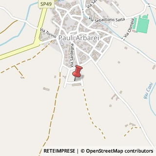 Mappa Via Emilio Lussu, 30, 09020 Pauli Arbarei, Medio Campidano (Sardegna)