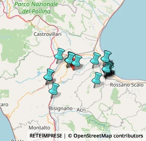 Mappa Piazza Vittorio Emanuele III, 87010 Terranova Da Sibari CS, Italia (11.7625)