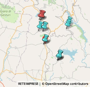 Mappa Via Umbria, 09040 Mandas CA, Italia (6.78857)