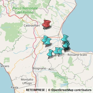 Mappa Via Municipio, 87010 Terranova Da Sibari CS, Italia (11.7395)
