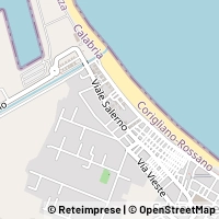 Karte Corigliano Calabro