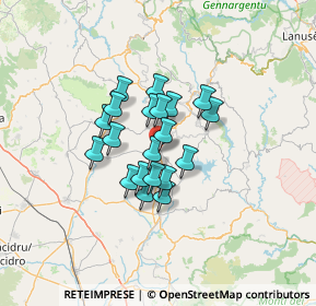 Mappa 09040 Mandas CA, Italia (9.671)