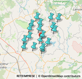 Mappa 09040 Mandas CA, Italia (11.39278)