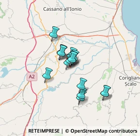 Mappa Via Fausto Gullo, 87010 Terranova Da Sibari CS, Italia (4.72938)