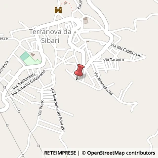 Mappa Via Fonte Thuria, 80, 87010 Terranova da Sibari, Cosenza (Calabria)