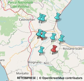 Mappa Cassano Allo Ionio, 87010 Terranova Da Sibari CS, Italia (10.72091)