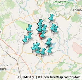 Mappa Via Vittorio Emanuele, 09040 Mandas CA, Italia (10.1205)