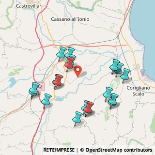 Mappa Via Ospizio, 87010 Terranova Da Sibari CS, Italia (8.7045)