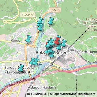 Mappa Lauben, 39100 Bolzano BZ, Italia (0.6765)