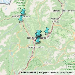 Mappa Lauben, 39100 Bolzano BZ, Italia (7.76333)