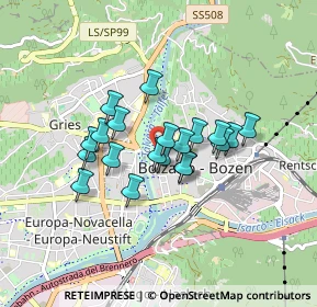 Mappa Via Cassa di Risparmio, 39100 Bolzano BZ, Italia (0.6165)