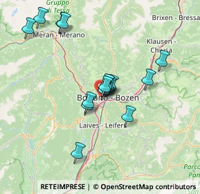 Mappa Via Eisenkeller, 39100 Bolzano BZ, Italia (11.96)